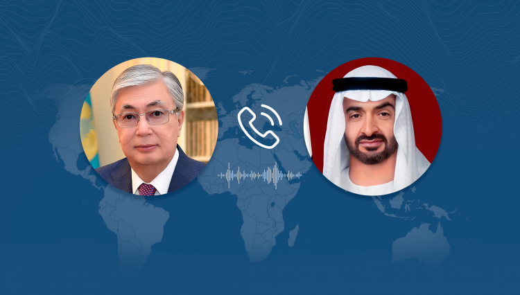 President Kassym-Jomart Tokayev had a telephone conversation with the President of UAE